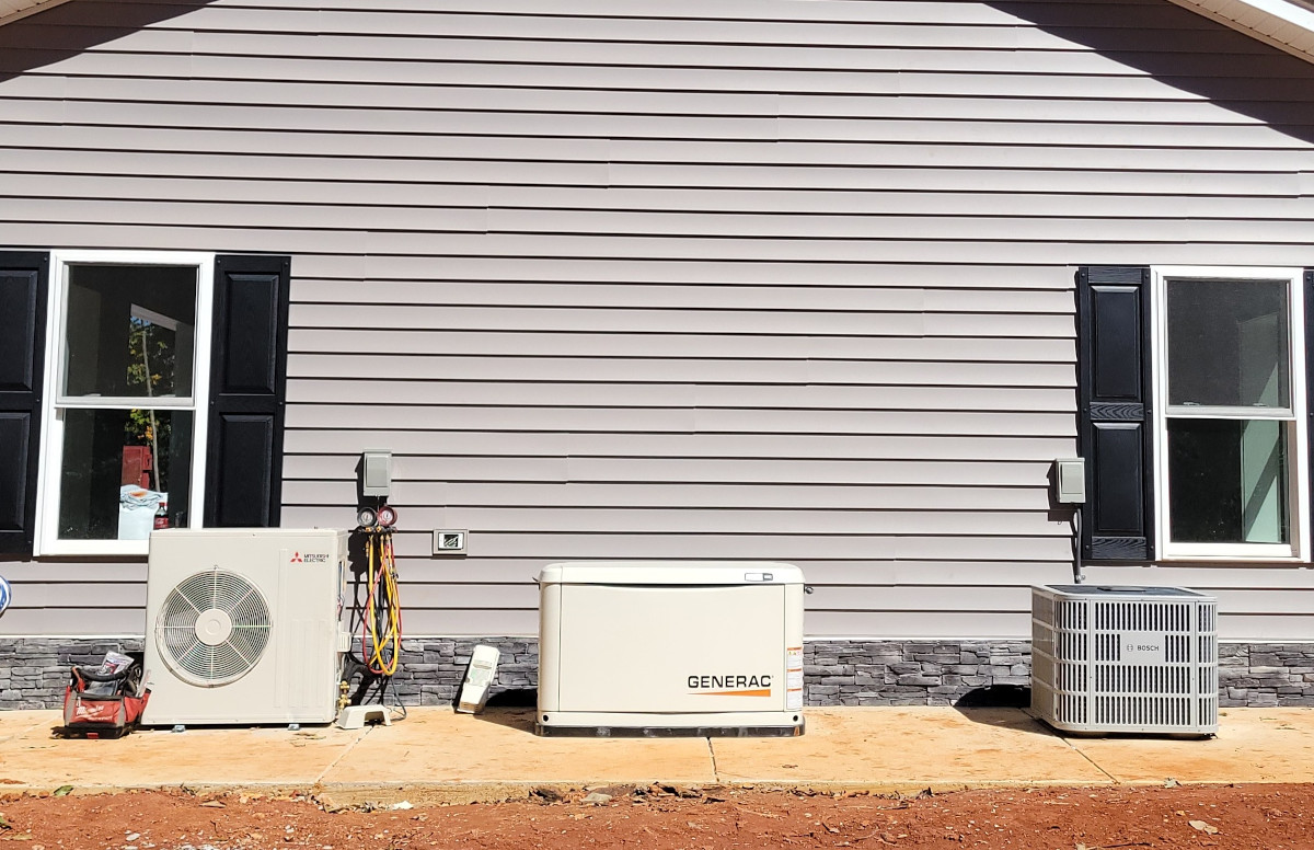 Three outdoor units