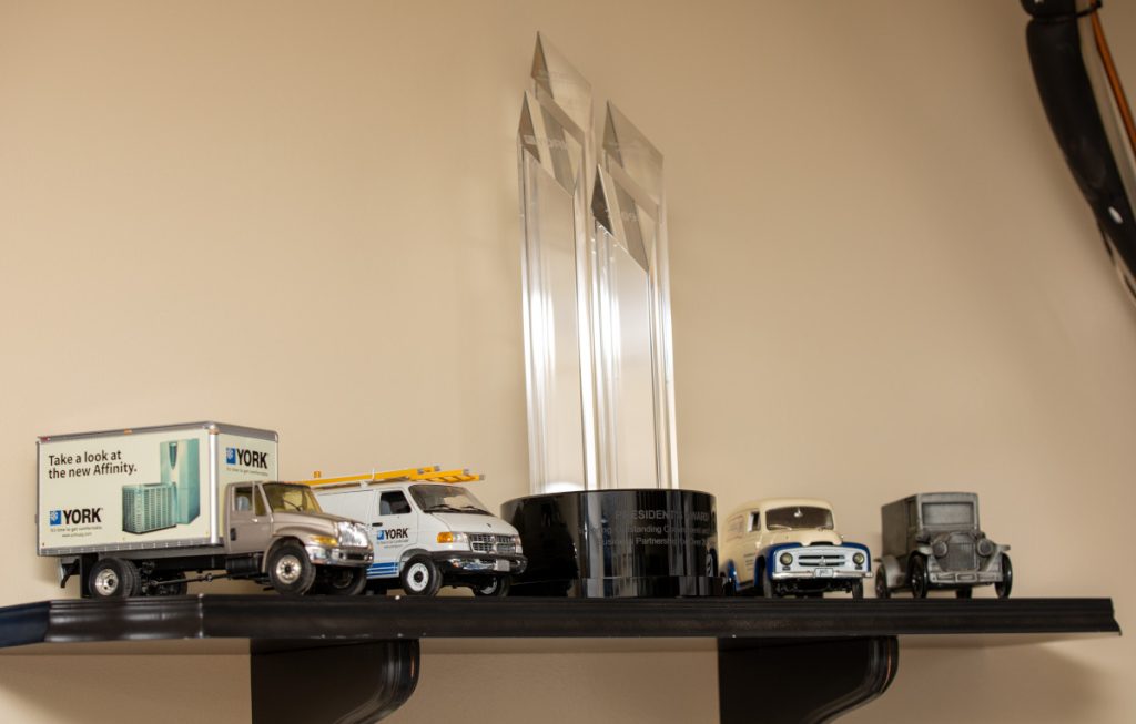 Model trucks & trophy