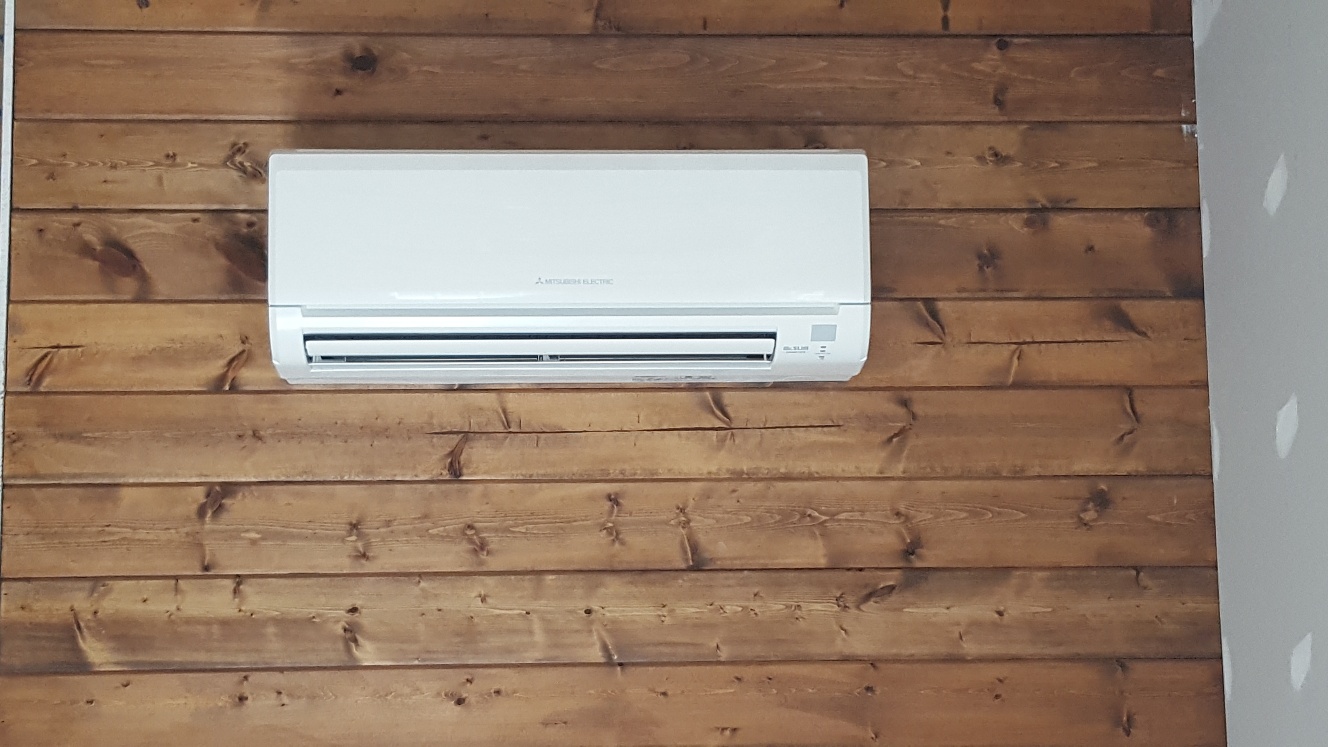 Mitsubishi mini-split HVAC system wall unit